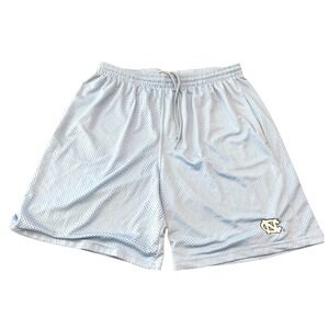 NCAA North Carolina Tar Heels Mesh Basketball Shorts Blue Mens Large UNC Logo